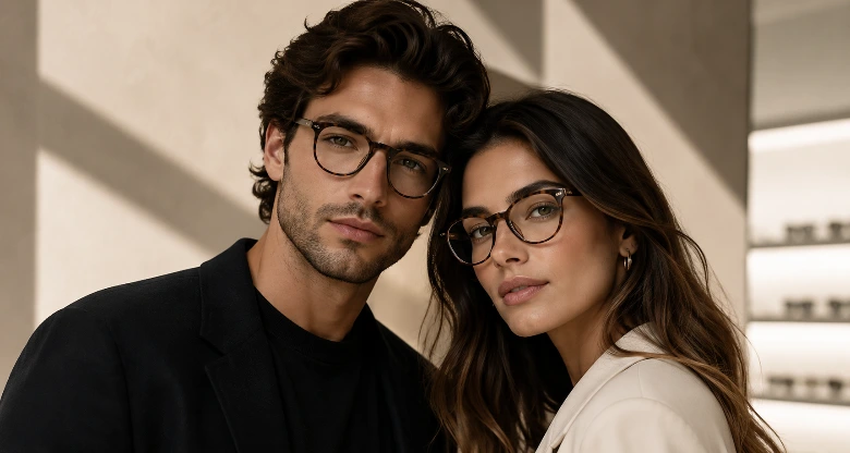Koppel met een bril bij My Optical Anderlecht